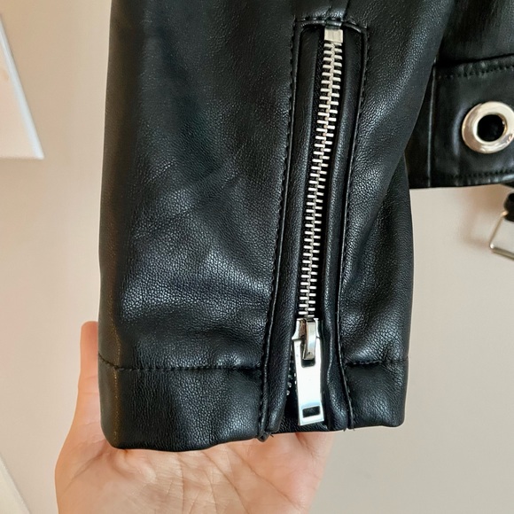 Zara Faux Leather Jacket - Picture 6 of 7